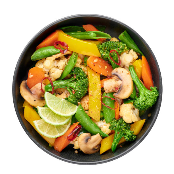 Cold-Pressed Sesame Oil Stir-Fried Vegetables